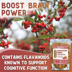 Hawthorn Berry Powder Capsules - 360 Count (6 Month Supply) - Premium Hawthorn Berry Capsules for Cardiovascular Support - Hawthorne Berry Powder - An Ideal Hawthorne Supplement for Men and Women