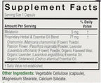 Nature's Answer Melatonin+, 60 Count Capsules Promotes Restful Sleep | Melatonin plus Essential oils Lavender Calms and Relaxes