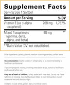 Integrative Therapeutics Vitamin E - Antioxidant Supplement for Cardiovascular Health Support* - Heart Support* - Dairy-Free & Gluten-Free - 60 Vitamin Softgels (60 Servings)