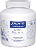 Pure Encapsulations Men's Nutrients - Multivitamin Mineral Supplement to Support Energy, Endurance & Stamina in Men Over 40* - Vitamin D & Vitamin C - Gluten-Free & Non-GMO - 180 Capsules