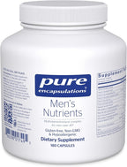 Pure Encapsulations Men's Nutrients - Multivitamin Mineral Supplement to Support Energy, Endurance & Stamina in Men Over 40* - Vitamin D & Vitamin C - Gluten-Free & Non-GMO - 180 Capsules