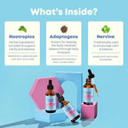 JoySpring Genius Drops for Kids | Clinically Proven Focus Supplement | Liquid Herbal Focus Supplement with Ginkgo Biloba for Kids (1 fl oz) 30 Servings (Pack of 2)