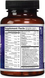 Brain Memory Supplement - 3X Strength Nootropics for Concentration, Clarity & Focus Support - Brain Health Cognitive Vitamins with Bacopa, Phosphatidylserine & DMAE, Brain Booster, 60 Capsules