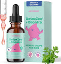 JoySpring DetoxZee Cilantro & Zeolite Drops for Kids | Liquid Zeolite Clinoptilolite with Cilantro Extract | Gentle Daily Wellness Support | Raspberry Flavor Supplement | 30 Servings