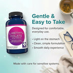 MD Life L-Methylfolate 5 mg Supplement - Professional-Grade Active L Methylfolate Supplement - 120 Capsules - L-Methylfolate 5mg - Maximum Potency MTHFR W/Essential Amino Acids