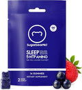 SugarBearPro Sleep Gummy 14 Day Supply, Extra Strength Melatonin 6mg, for Men & Women, Vegan Vitamin B6, L-Theanine, 5 HTP, Valerian, Sleep Aid for Adults & Teens, Certified Kosher