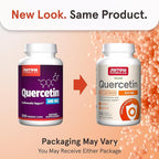 Jarrow Formulas Quercetin 500mg Capsules - 200 Veggie Caps - Supports Antioxidant Status,Cardiovascular Health & Immune Health - 200 Servings,(Pack of 2)