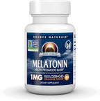 Source Naturals Sleep Science Melatonin, Non GMO Project Verified, Melatonin Dietary Supplement, 1mg - 100 Orange Flavored Lozenges