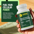 Nicotinamide Mononucleotide NMN 1000 mg - High Strength Formula - Adult Daily Supplement (60 Capsules, 30 Servings)