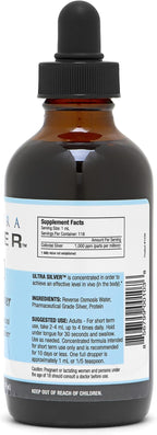 Ultra Silver® Colloidal Silver | 1,000 PPM, 4 Oz (118mL) | Mineral Supplement | True Colloidal Silver - with Dropper