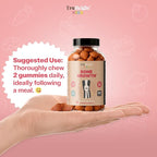 TruHeight Kids Bone Growth Gummies (Strawberry, Ages 2+) Tall Nutrition for Natural Growth for Kids & Toddlers - Vitamin D, Calcium, K, Magnesium Multivitamin, Bone Strength Vitamins, D3 K2, Taller