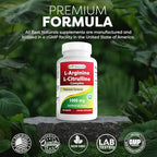Best Naturals L-Arginine L-Citrulline Complex 1000 mg 250 Tablets (250 Count (Pack of 2))
