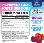 Joint Support Gummies - Glucosamine Plus Vitamin E Nature's Joint Support Supplement for Occasional Discomfort for Back, Knees & Hands - Cartilage & Joint Health & Flexibility Support - 60 Gummies