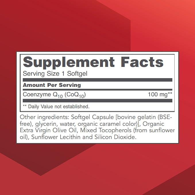 PROTOCOL FOR LIFE BALANCE CoQ10 100mg - with Vitamin E & Soy Lecithin - CoQ10 Supplement - Halal & Egg Free - 90 Softgels