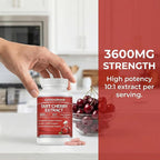 Good Grove Tart Cherry Extract Capsules, GoodGrove Tart Cherry Extract Supplement | 10:1 Extract, 3600mg Strength | Supports Joint Comfort, 60 Count (1)