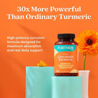 Further Food Premium Curcumin Turmeric Capsules 500mg – Organic, High Potency with Black Pepper & Avocado Oil