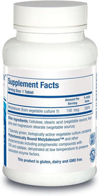 Biotics Research MoZyme Forte Molybdenum 150 mcg, Liver Support, Detoxification, Essential Trace Element, Healthy Metabolism, Antioxidant Support 100 Tablets