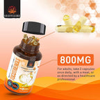 Kroppssund Tocotrienols 800mg Supplement | Rich in Vitamin E Tocotrienols | Cardiovascular, Antioxidant, Cellular Energy Production - 120 Liquid Capsules