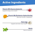 Superior Source No Shot Vitamin B-12 Cyanocobalamin 10000 mcg, B-6, Folic Acid 1200 mcg - Support Brain & Heart Health - Aids Natural Energy Levels - 60 Sublingual Dissolving Tablets