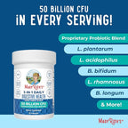 MARYRUTH'S 3-in-1 Probiotics for Digestive Health | Prebiotic & Postbiotic | Gut Health Supplement for Women & Men | 23 Unique Strains | Immune Support | 50 Billion CFU | 30 Servings