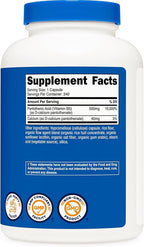 Nutricost Pantothenic Acid (Vitamin B5) 500mg, 240 Capsules