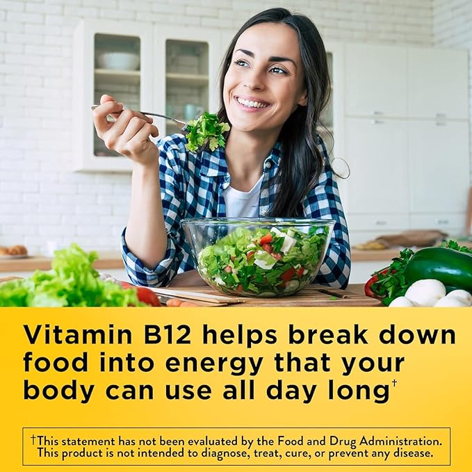 Nature Made Vitamin B-12 1000 mcg Timed Release Tablets 160 ea (Pack of 3)