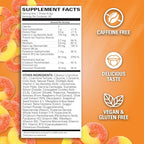 EHP Labs OxyShred Non Stimulant Pre Workout Powder - Stim Free Pre Workout, Caffeine Free Preworkout for Men & Women with L Glutamine & Acetyl L Carnitine - Peach, 60 Servings