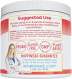 Doctor Danielle Leaky Gut Support Powder | L-Glutamine Gut Lining Formula | Gut Assist by Dr. Danielles, Berry