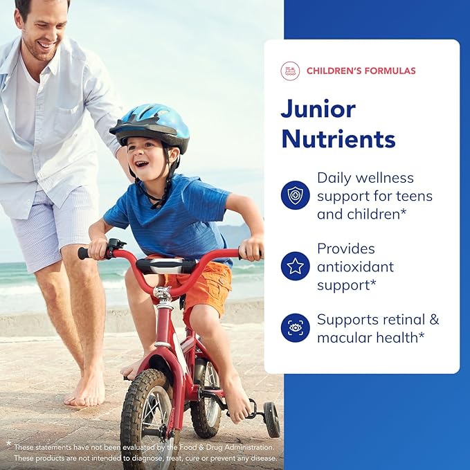 Pure Encapsulations Junior Nutrients - Kids & Teens Multivitamin - Without Iron - with Calcium, Vitamin D3 & Vitamin C - Non-GMO & Vegetarian - 120 Capsules