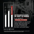 Formulation Factory Primal Power 10-in-1 Grass-Fed Organ Supplement with Beef Liver, Heart, Marrow, Testicle, Kidney, Supports Vitality, Hormones, Energy, Immunity (4 Month Supply, 240 Capsules)