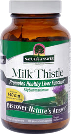 Nature's Answer Milk Thistle Seed Vegetarian Capsules, 120-Count