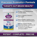 Vital Planet - Intense Care Brain & Mood Probiotics, Organic Prebiotics, Postbiotics, Parabiotics, Complete 4-in-1 Health Supplement for Adults, 65 Billion CFU, 67 Strains, Digestive and Immune 30 ct