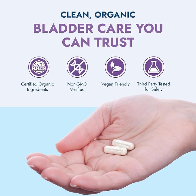 Total Fem Ultimate Bladder Health for Women with USDA Organic D-Mannose, Cranberry Powder, Uva Ursi and Hibiscus Flower Extract - Bladder Control and Urinary Tract Support - 30 Servings