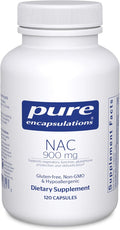 Pure Encapsulations NAC 900 mg - N-Acetyl Cysteine Amino Acid Supplement for Lung & Immune Support, Liver & Antioxidants* - 120 Capsules