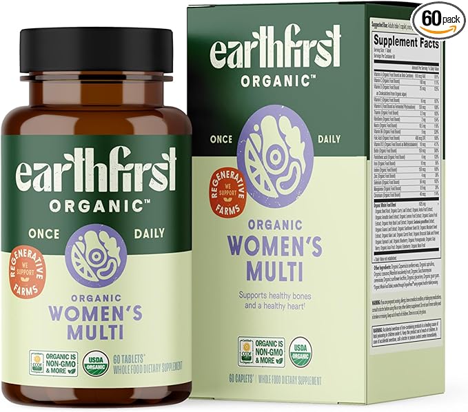 Women’s Multi Once Daily, Women's Multivitamin, Iron, Vitamin B12 & More, 19 Vitamins from Herbs & Superfoods, 60 Count