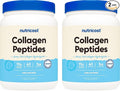 Nutricost Pure Collagen Hydrolysate (Bovine) Powder (2 Pack) - Grass Fed Bovine Collagen, 1LB Per Bottle