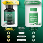 Premium Blend of 52 Trace Minerals Complex with Essential Minerals in Chelated Form – All Natural and 100% Organic - 120 Capsules - Full Spectrum Ionic Mineral Blend - Safe for Women and Men
