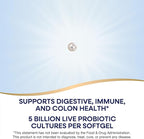 Nature's Way Elite Extra Strength Probiotic Pearls for Men and Women, Supports Digestive, Immune, Colon Health*, 5 Billion Live Cultures, No Refrigeration Required, 30 Softgels