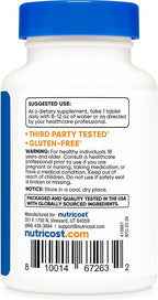 Nutricost Iodine (Natural Iodine from Sea Kelp) 325mcg, 240 Tablets - Non-GMO, Gluten Free
