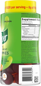 Benefiber Prebiotic GLP-1 Friendly Fiber Supplement Gummies for Digestive Health, Assorted Fruit Flavor - 81 Count