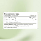 Amy Myers MD L-Glutamine Capsules - Digestion Supplement to Aid Healthy Gut Barrier - Supports Muscle Recovery & Aids Against Sweet Cravings - Formula for Immune Health - 120 Capsules (60 Capsules)