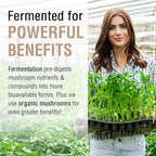 SOLARAY Fermented Chaga Mushroom 1000 mg | Healthy Immune Function Support | 30 Servings | 60 VegCaps