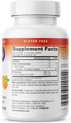 Symbiotics Naturade Colostrum Chewable Tablets Immune & Digestive Support with Lactoferrin, Gluten Free, Low Sugar, Easy Daily Wellness Nutrition (120 Count - Orange Cream)