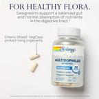 Solaray Multidophilus 12 Strain Probiotic 20 Billion CFU, Probiotics for Digestive Health for Women and Men, Daily Gut Health Support Complex with Prebiotic Inulin, No Dairy - 100 VegCaps