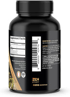 Zen Spirit Maca Root Capsules Gelatinized - Yellow, Red & Black Powder Blend - Organic & Vegan Certified - 180 Pills 500mg - Supplement for Men and Women
