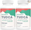 KoNefancy TUDCA Liver Supplements 1000 mg-Bile Salts for Liver Detox-Milk Thistle Herbal Blend with Fulvic and Humic Acid for Liver,Digestive Health,120 Vegan Capsules