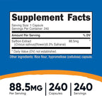 Nutricost Saffron Extract 88.5mg, 240 Capsules - Veggie Caps, Non-GMO, Gluten Free (Pack of 2)