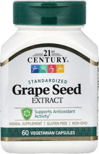 21st Century Grape Seed Extract Veg Capsules, 60 Count (21378)