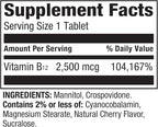 Spring Valley Vitamin B12 Quick-Dissolve Tablets Dietary Supplement | Vitamin B12 2500 mcg | B Vitamins | Vitamin B12 Complex for Women and Men | 120 Tablets Bundle with Lual's 45 Diabetes Decoded