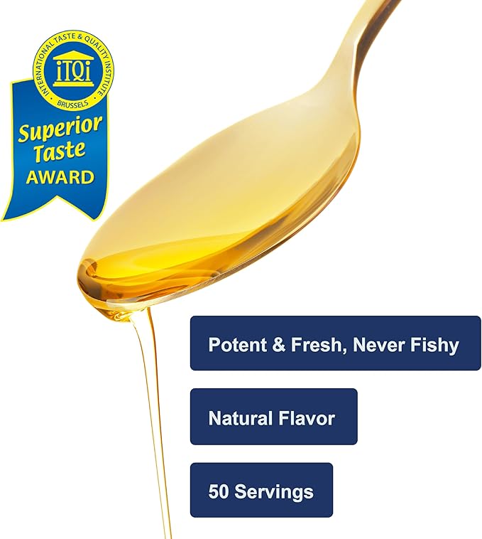 Carlson - Cod Liver Oil 1100 mg Omega-3s Plus Vitamins A & D3 - Wild Caught EPA DHA Omega 3 Supplement - Norwegian Arctic, Sustainably Sourced Nordic Fish Oil Liquid, Unflavored, 250 mL (8.4 Fl Oz)